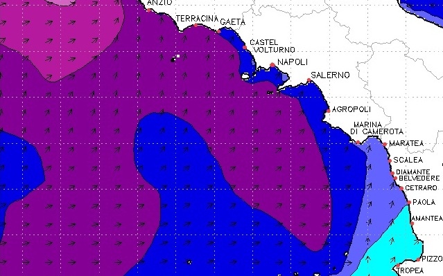 Lamma meteo - Altezza onda